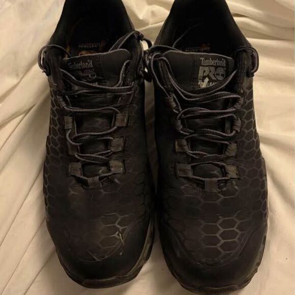 Timberland Black Pro Work Shoes Women’s 8.5M Anti Fatigue Oil Slip Resistant - Picture 5 of 9